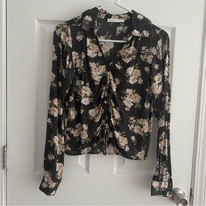 Oak + Fort floral top